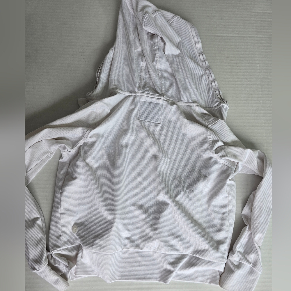 Athleta Girls Bundle 2 Sets Of Hooded Sweatets Size 7 Girls Gray White - Picture 11 of 11
